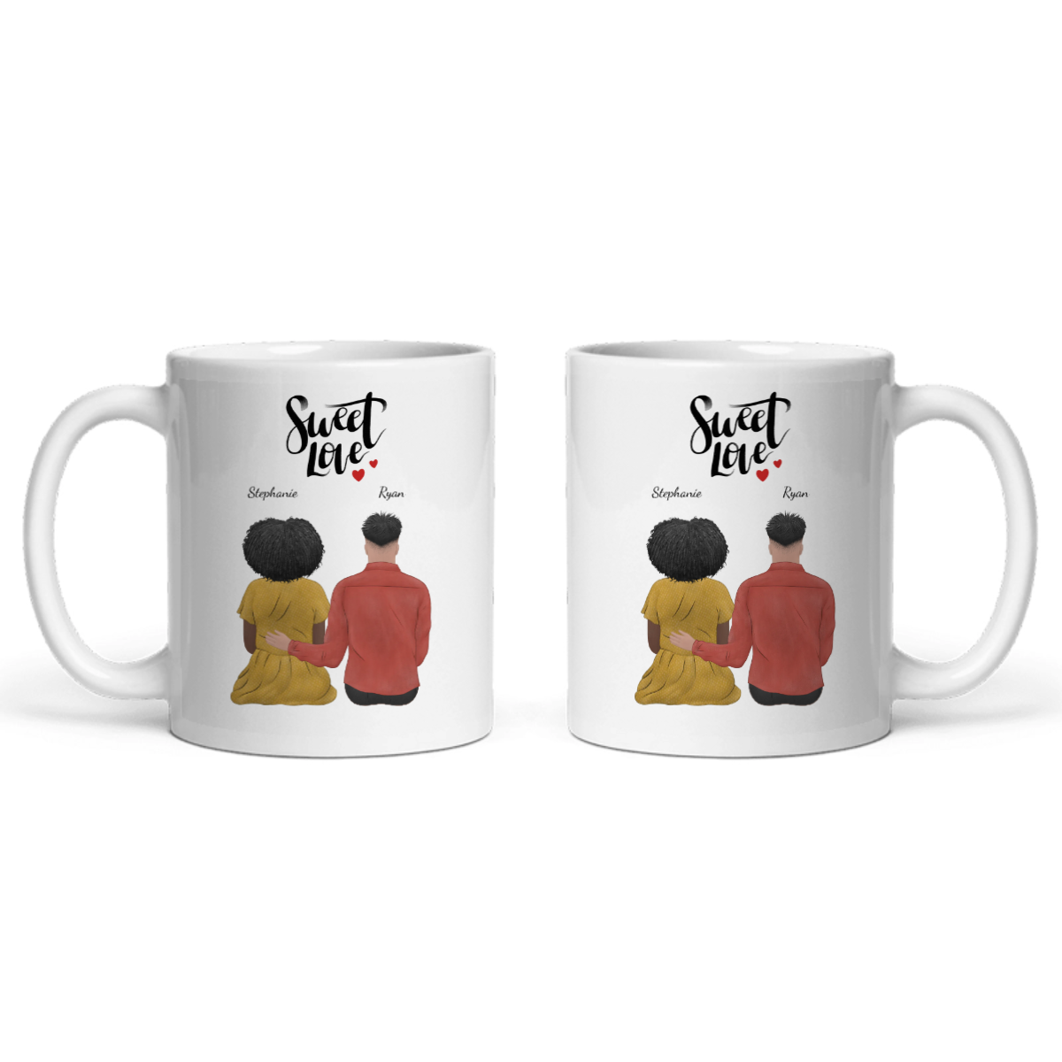 Liebe liegt in der Luft Keramiktasse