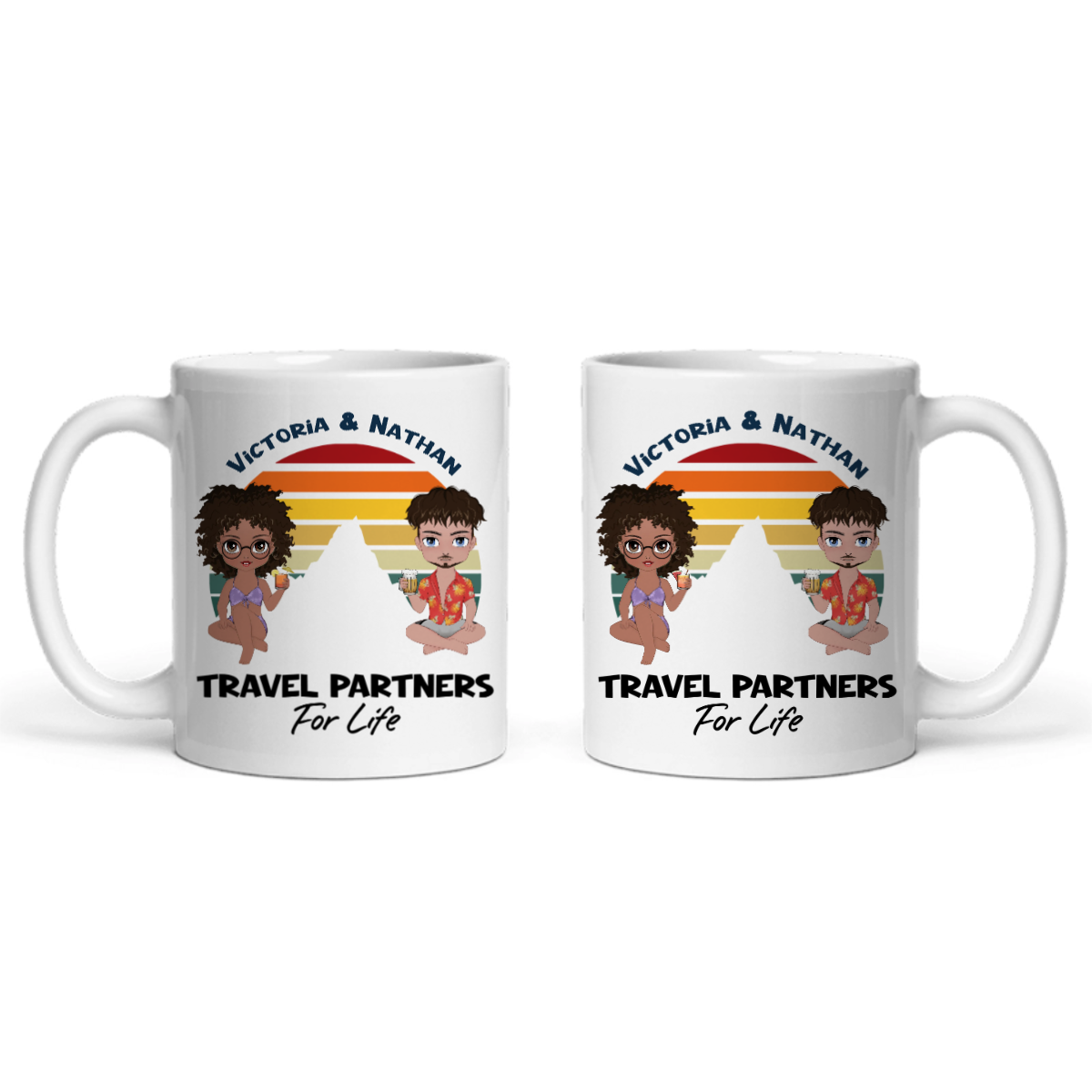 Reisepartner fürs Leben Keramiktasse
