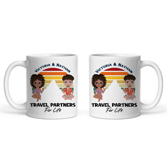 Reisepartner fürs Leben Keramiktasse