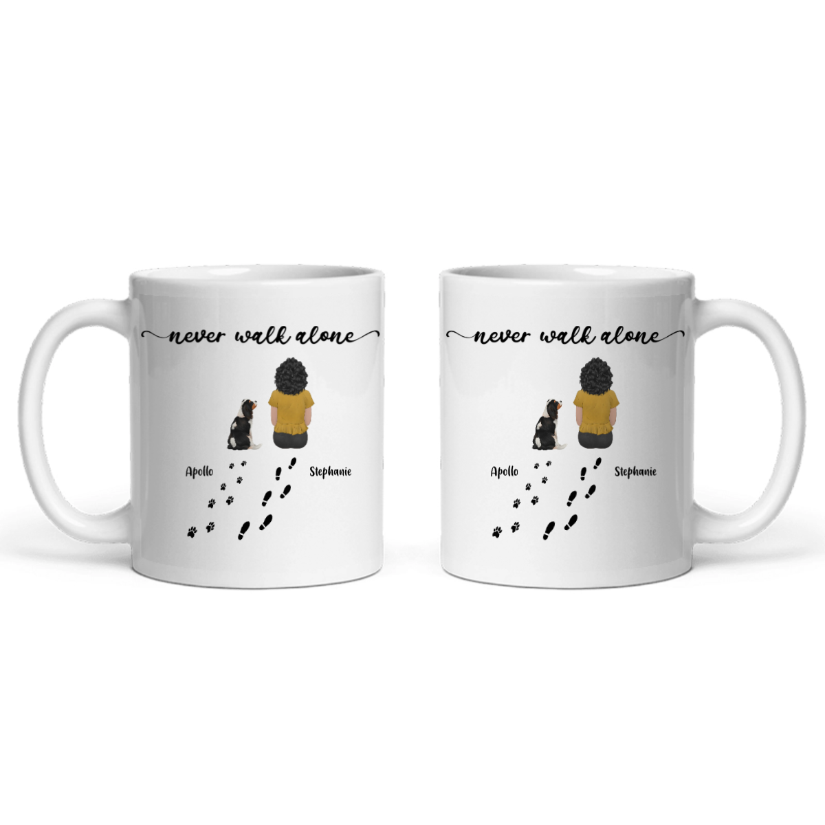 Gehe niemals allein Keramiktasse