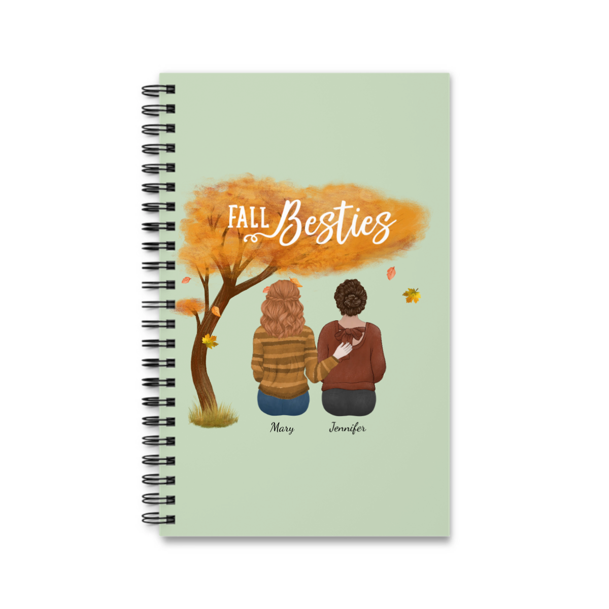 Herbst Besties Spiralnotizbuch