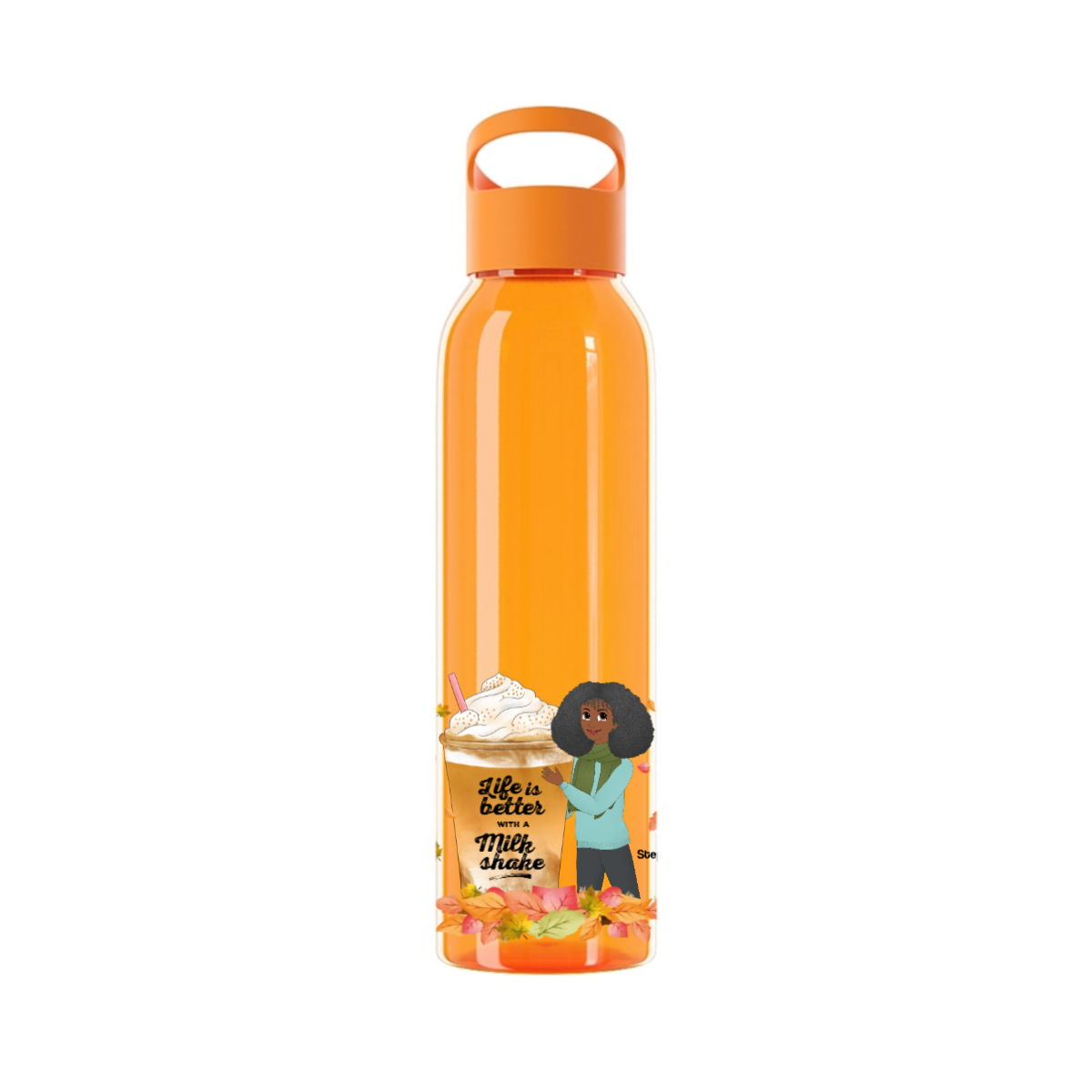 Das Leben ist besser mit einem Getränk Wasserflasche 650 ml