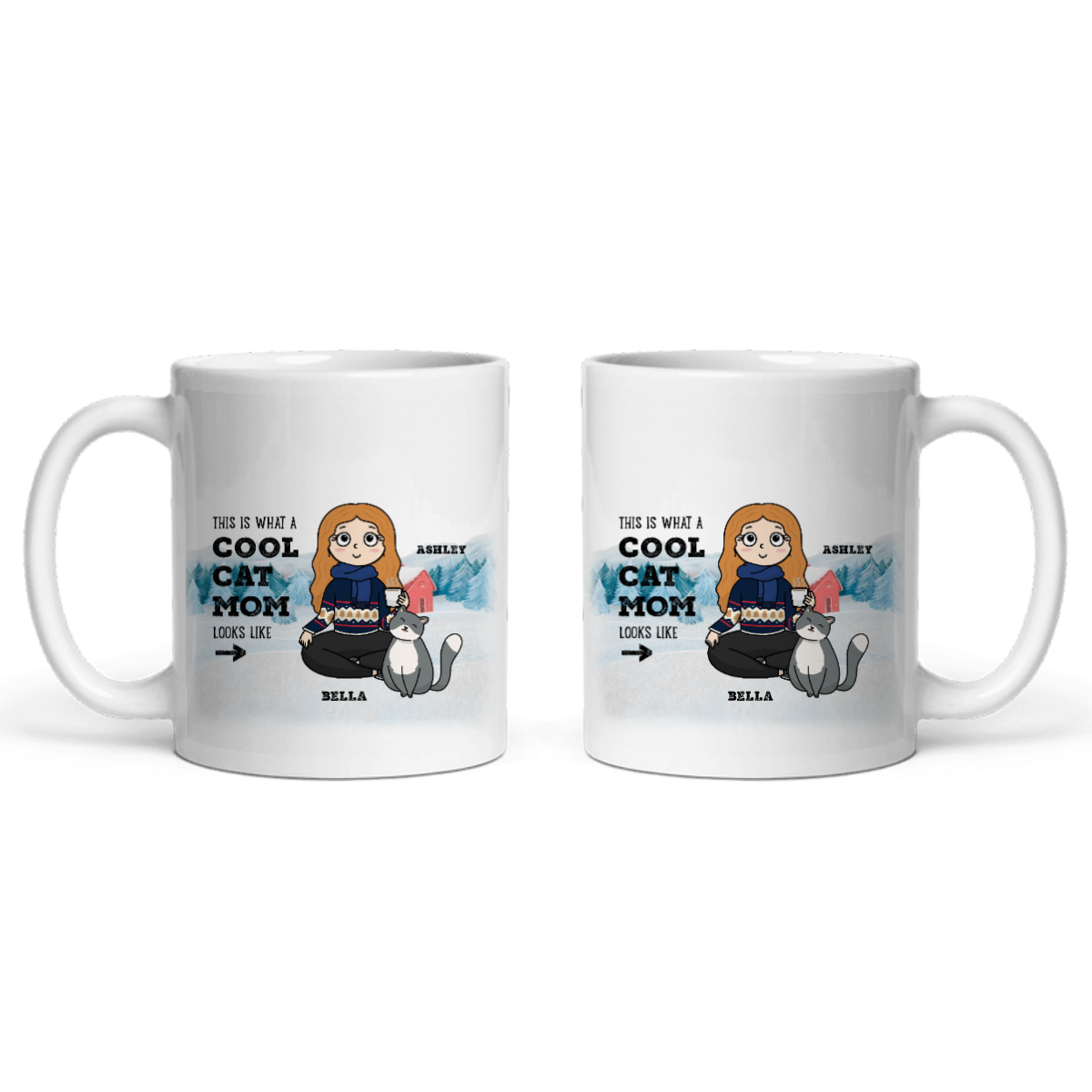 Coole Haustiermama Weihnacht Keramiktasse
