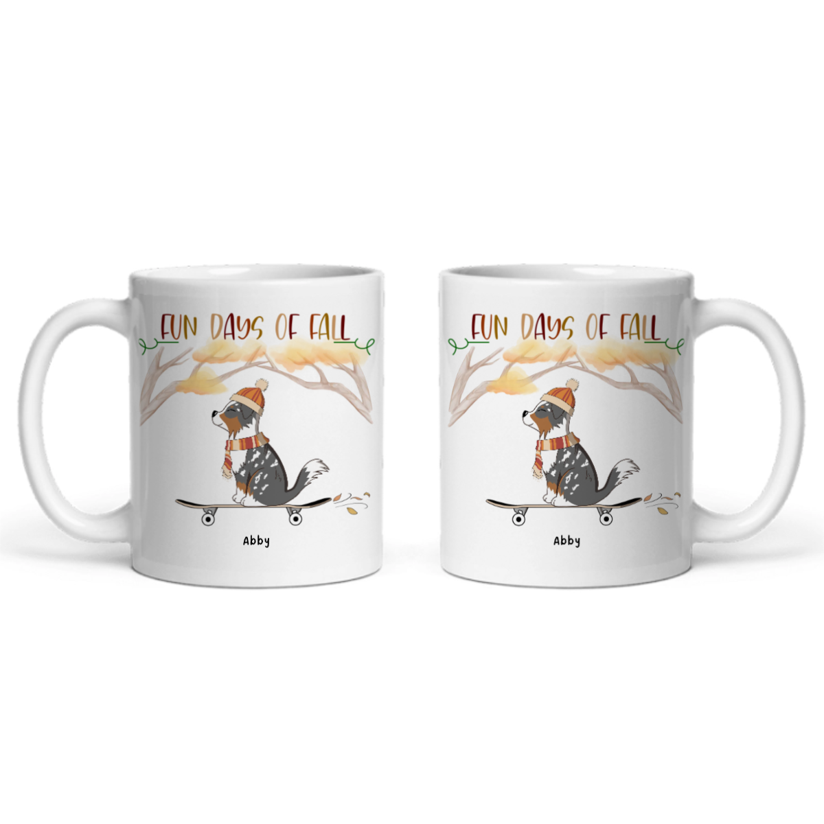 Lustige Herbsttage Keramiktasse