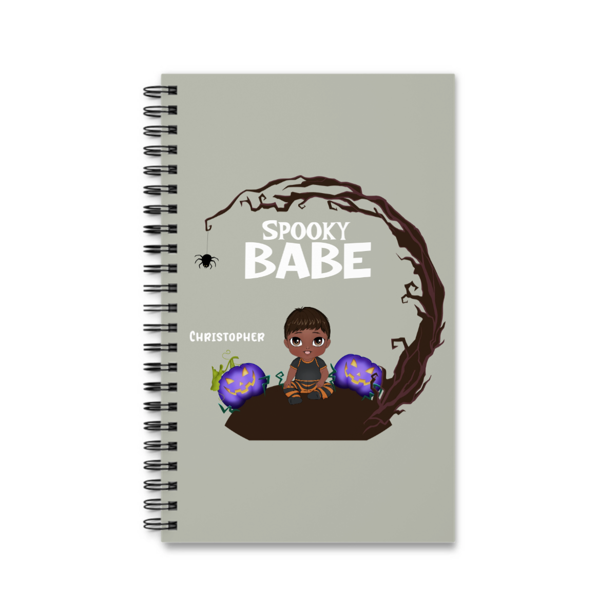 Kleines Monster Halloween Spiralnotizbuch