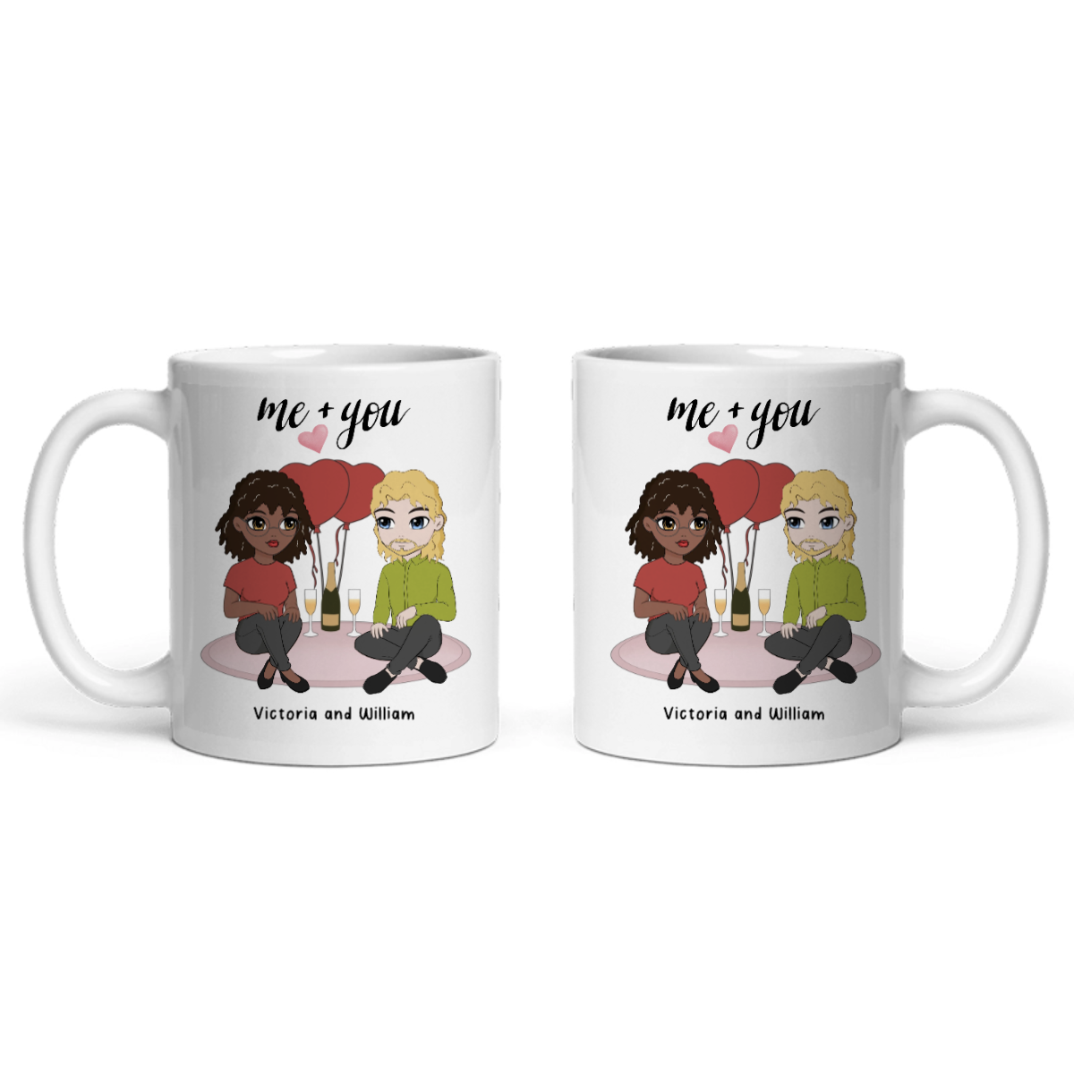 Ich + Du Keramiktasse