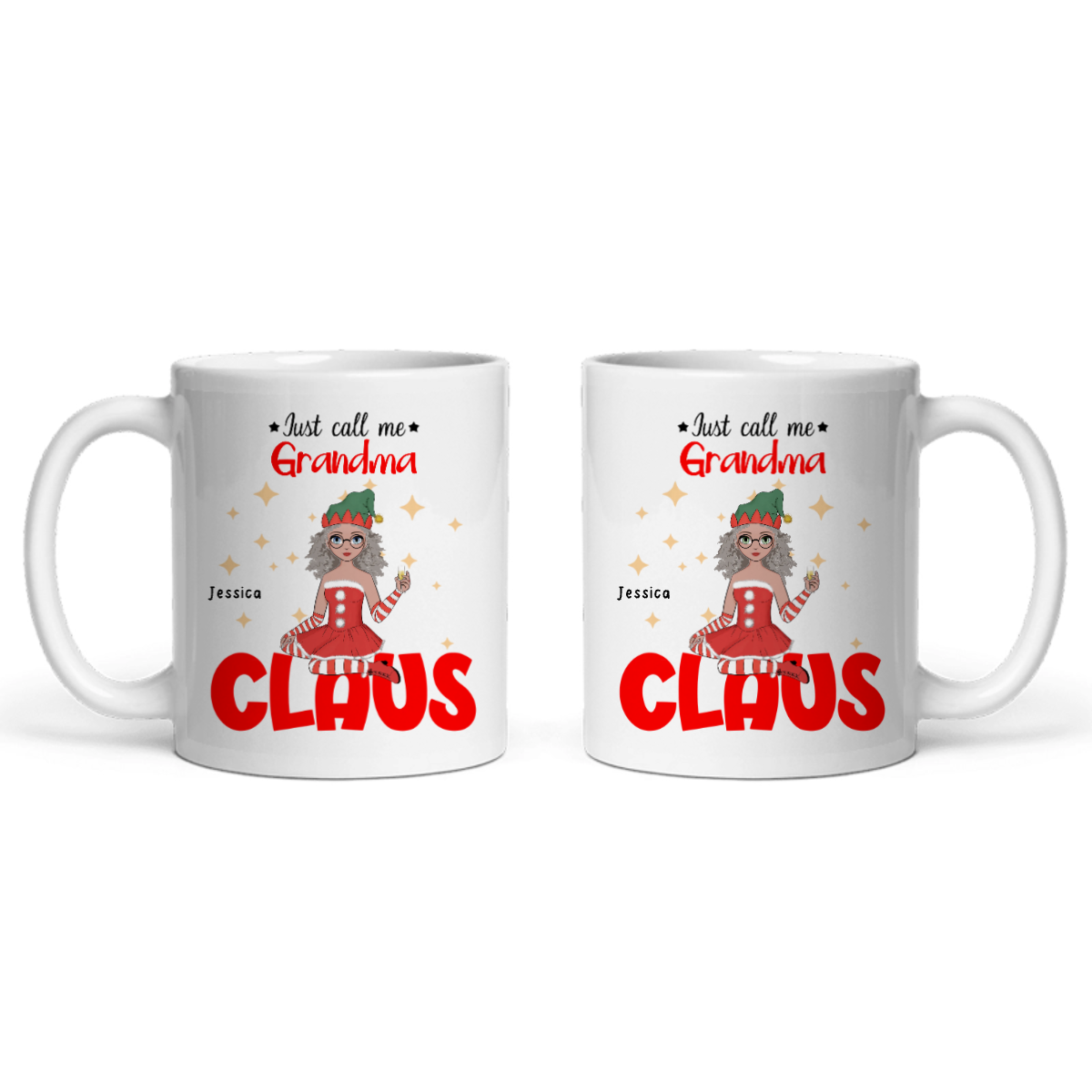 Nenn mich Oma Klaus Weihnacht Keramiktasse
