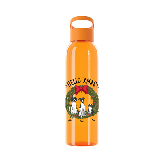 Hallo Xmas Weihnacht Wasserflasche 650 ml