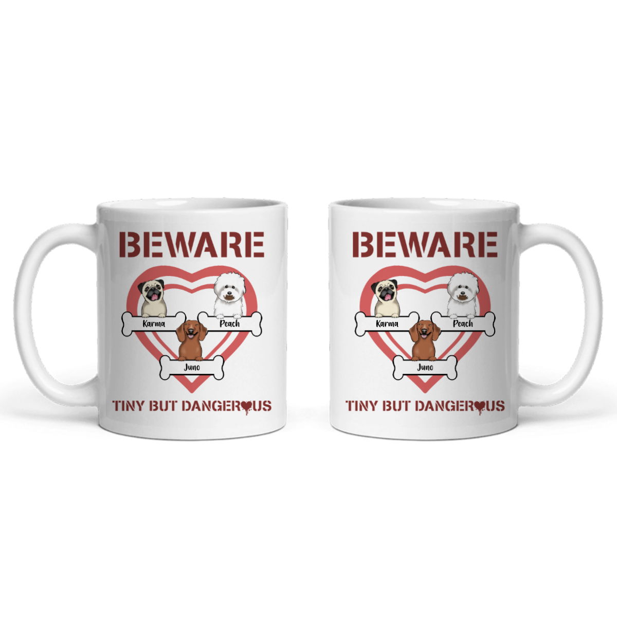Vorsicht, klein aber gefährlich Keramiktasse