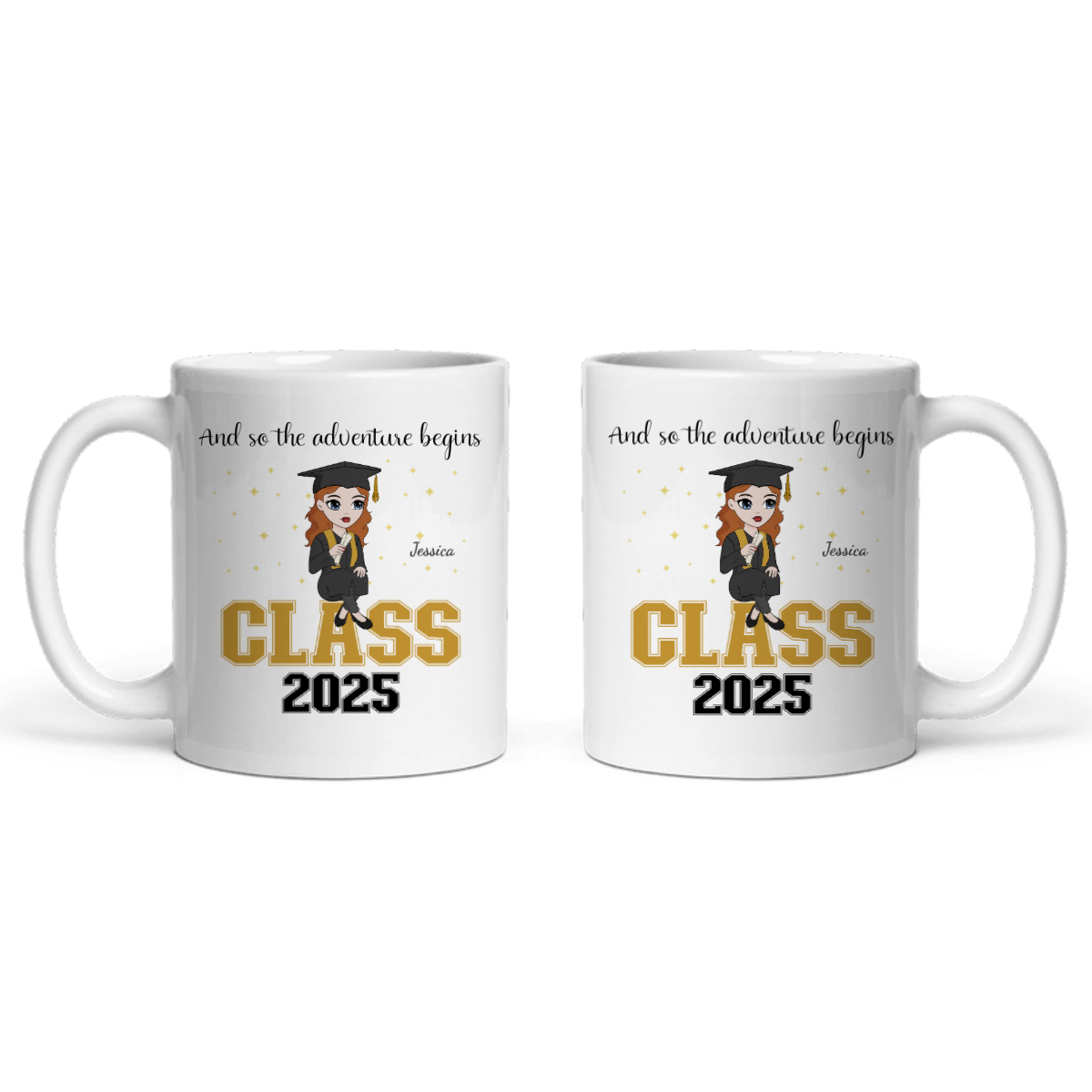 Abschluss Keramiktasse