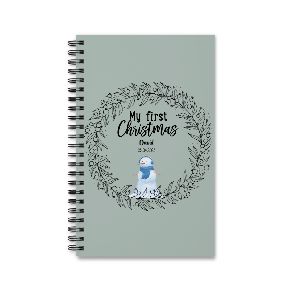 Mein erstes Weihnachten Spiralnotizbuch
