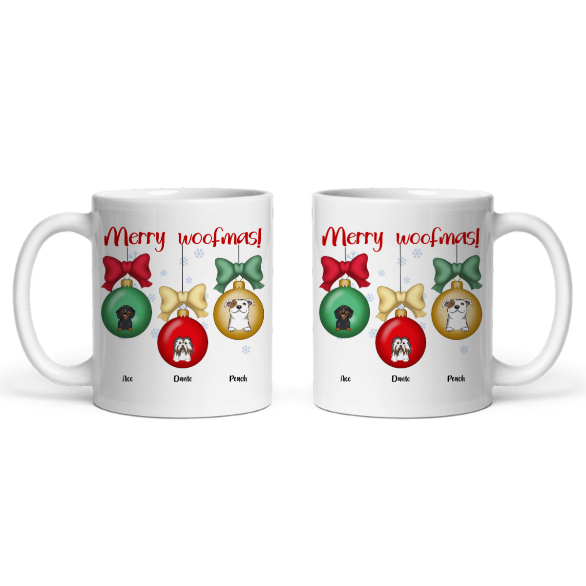 Frohe Woofnachten Weihnacht Keramiktasse