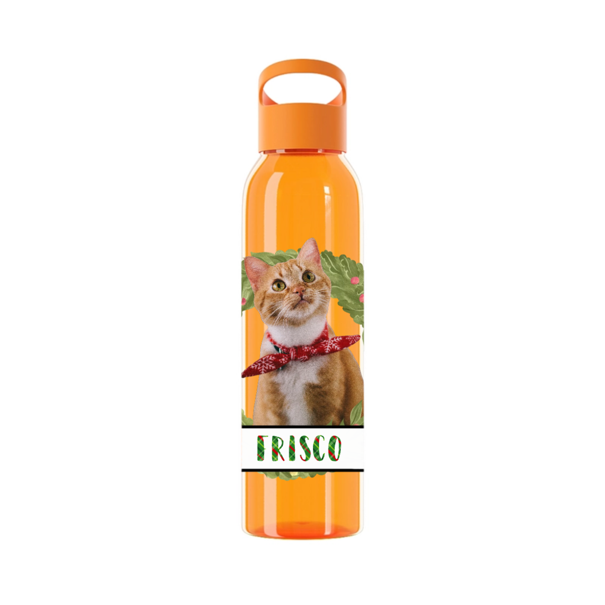 Weihnachten mit meinem Haustier Wasserflasche 650ml