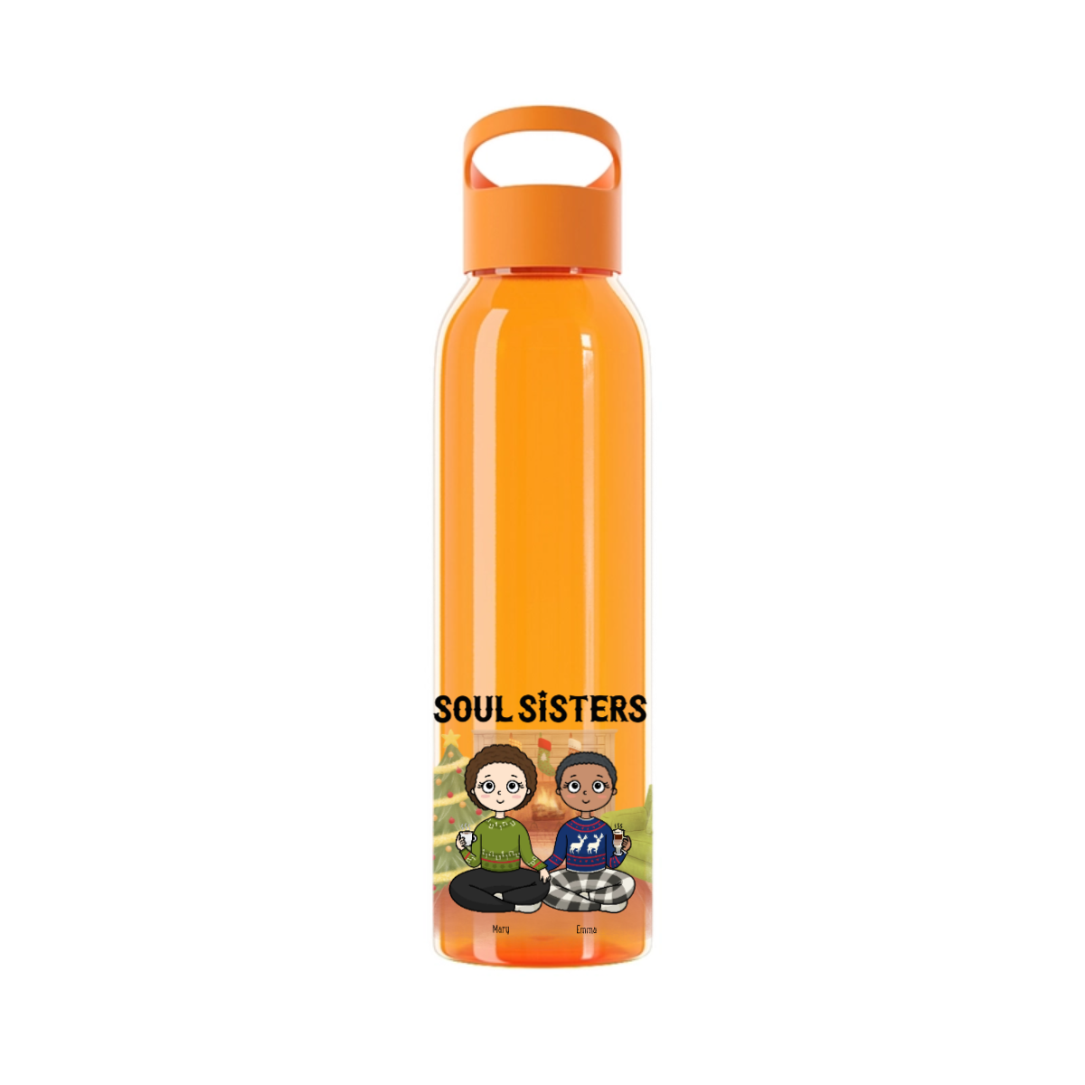 Seelenschwestern Weihnacht Wasserflasche 650 ml