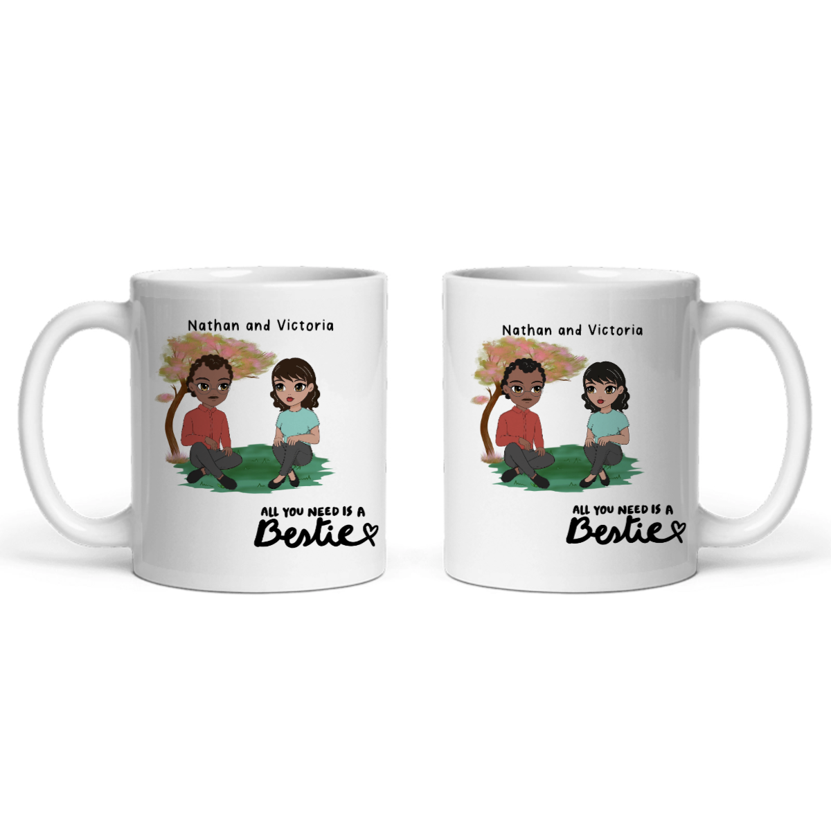 Alles, was man braucht, ist ein/e beste/r Freund/in Keramiktasse