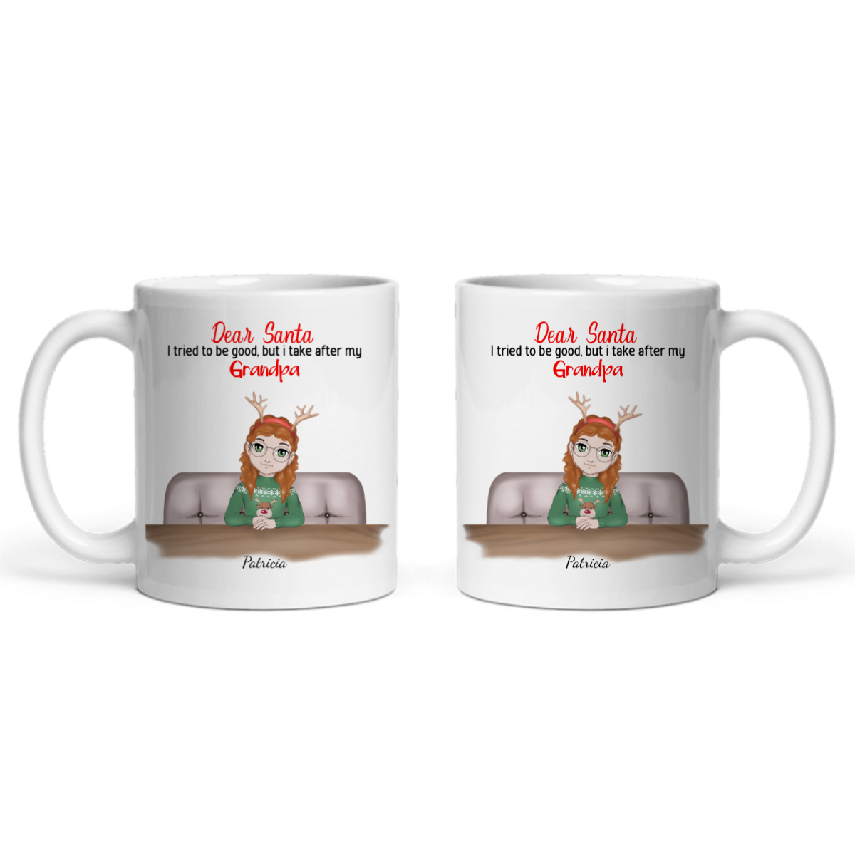 Lieber Weihnachtsmann Keramiktasse