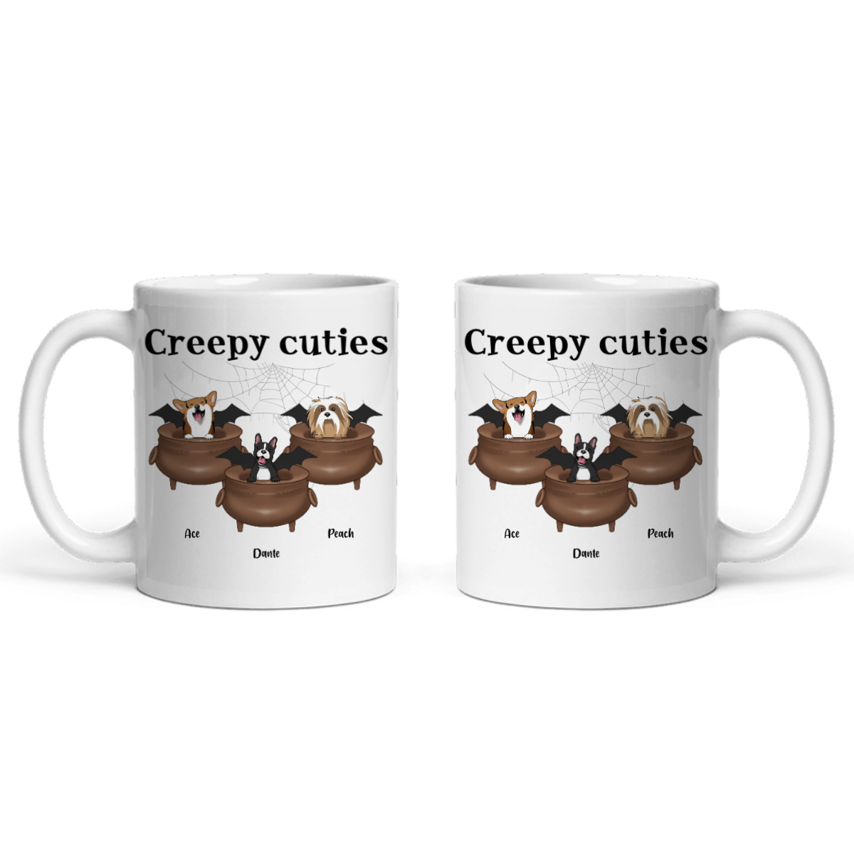 Gruselig Süße Hunde Halloween Keramiktasse