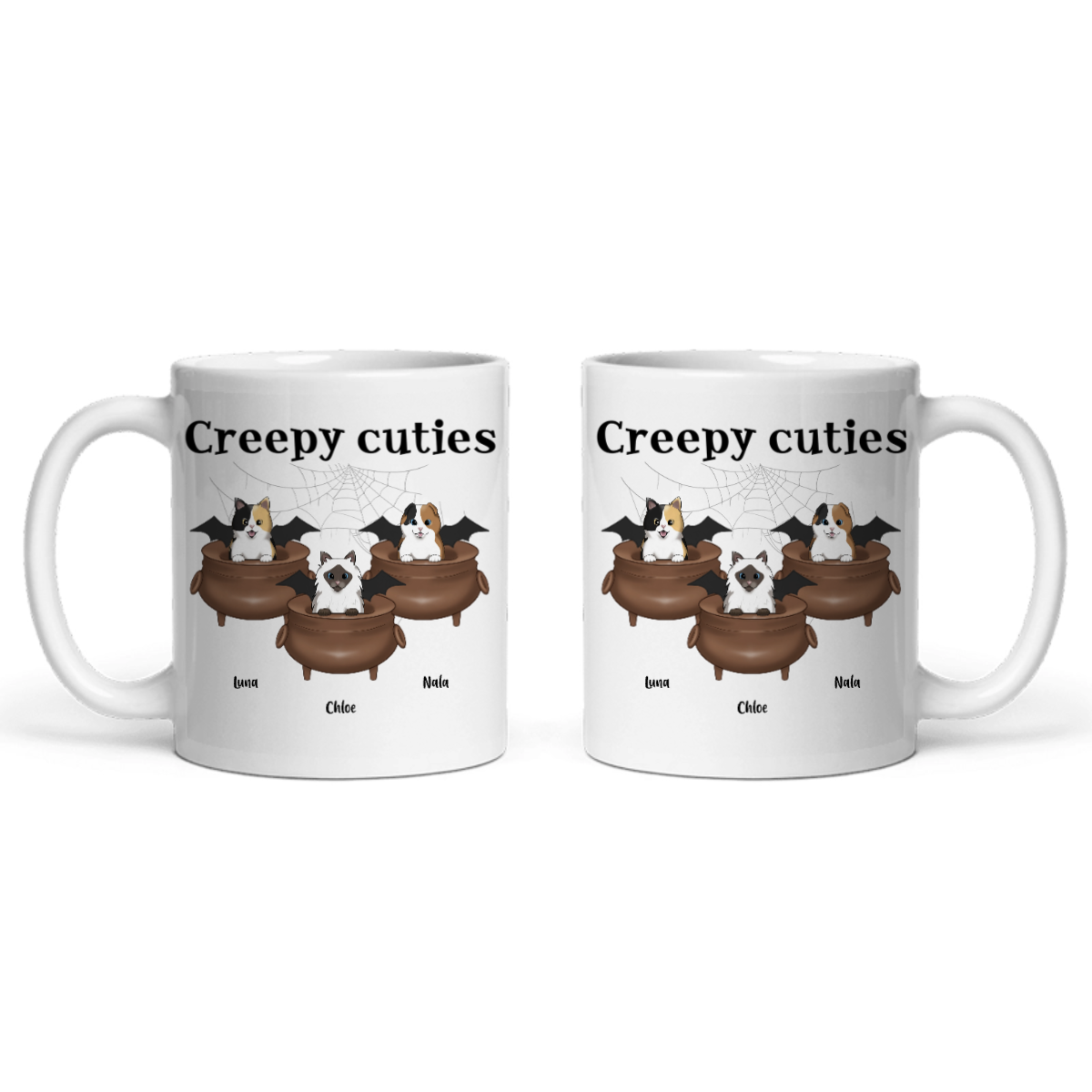 Gruselig Süße Katzen Halloween Keramiktasse
