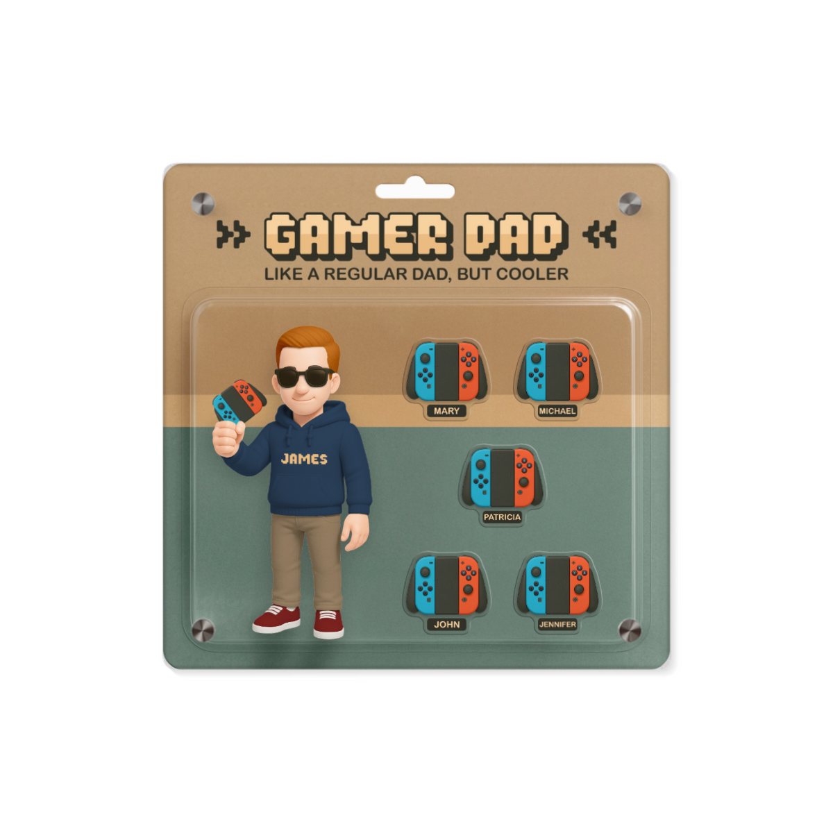 Gamer Dad Acrylic Wall Art Panel