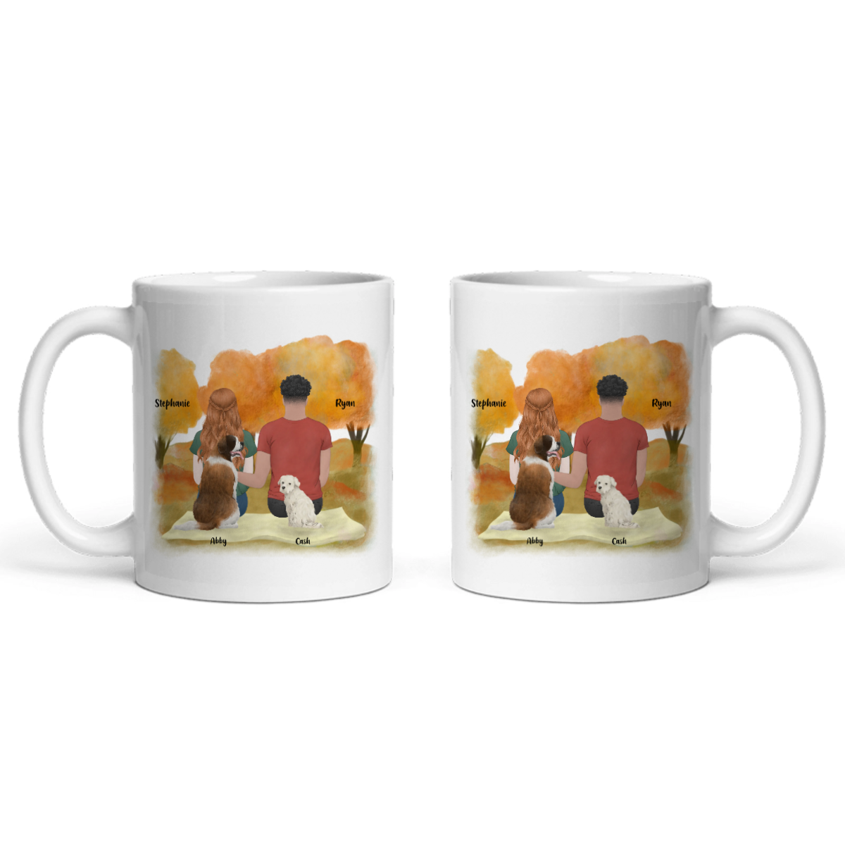 Du, ich und die Hunde Keramiktasse