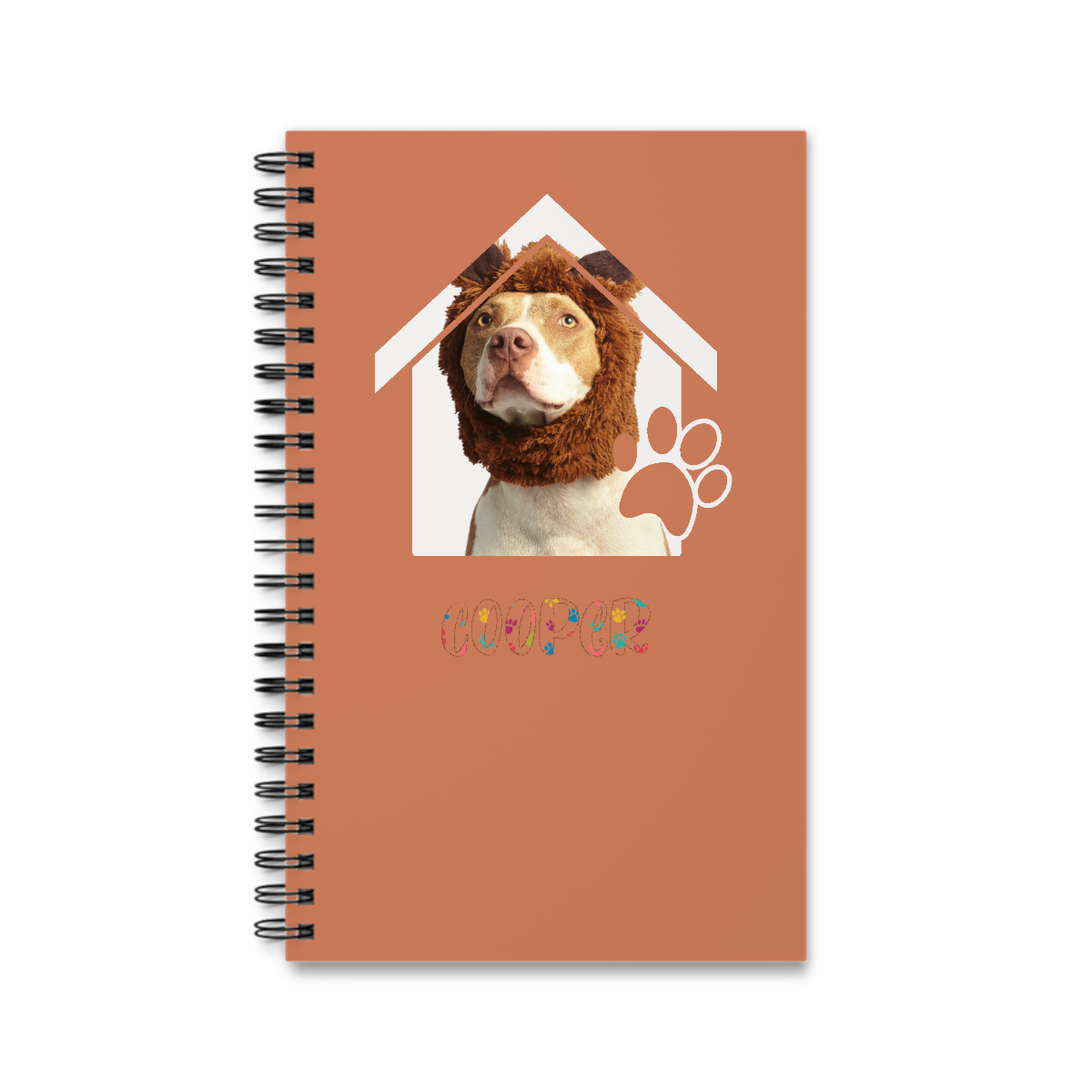 Haustierfoto Spiralnotizbuch