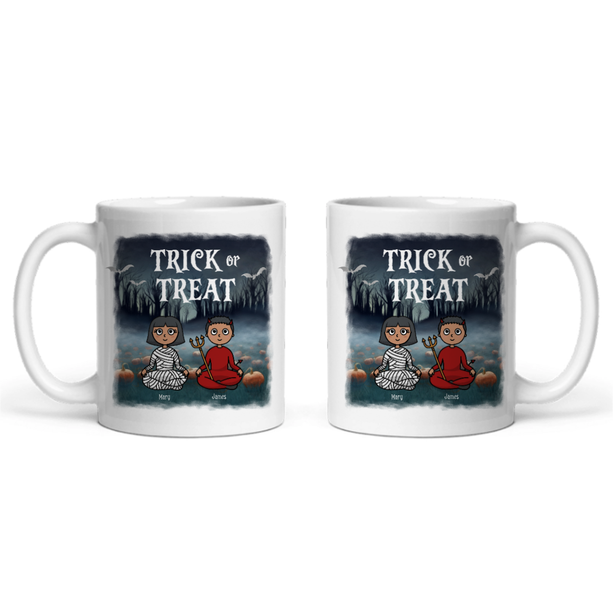Süßes oder Saures Halloween Keramiktasse