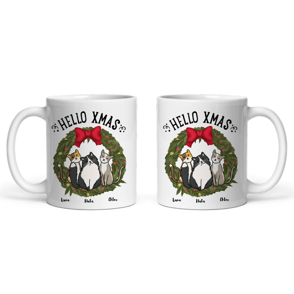Hallo Xmas Weihnacht Keramiktasse