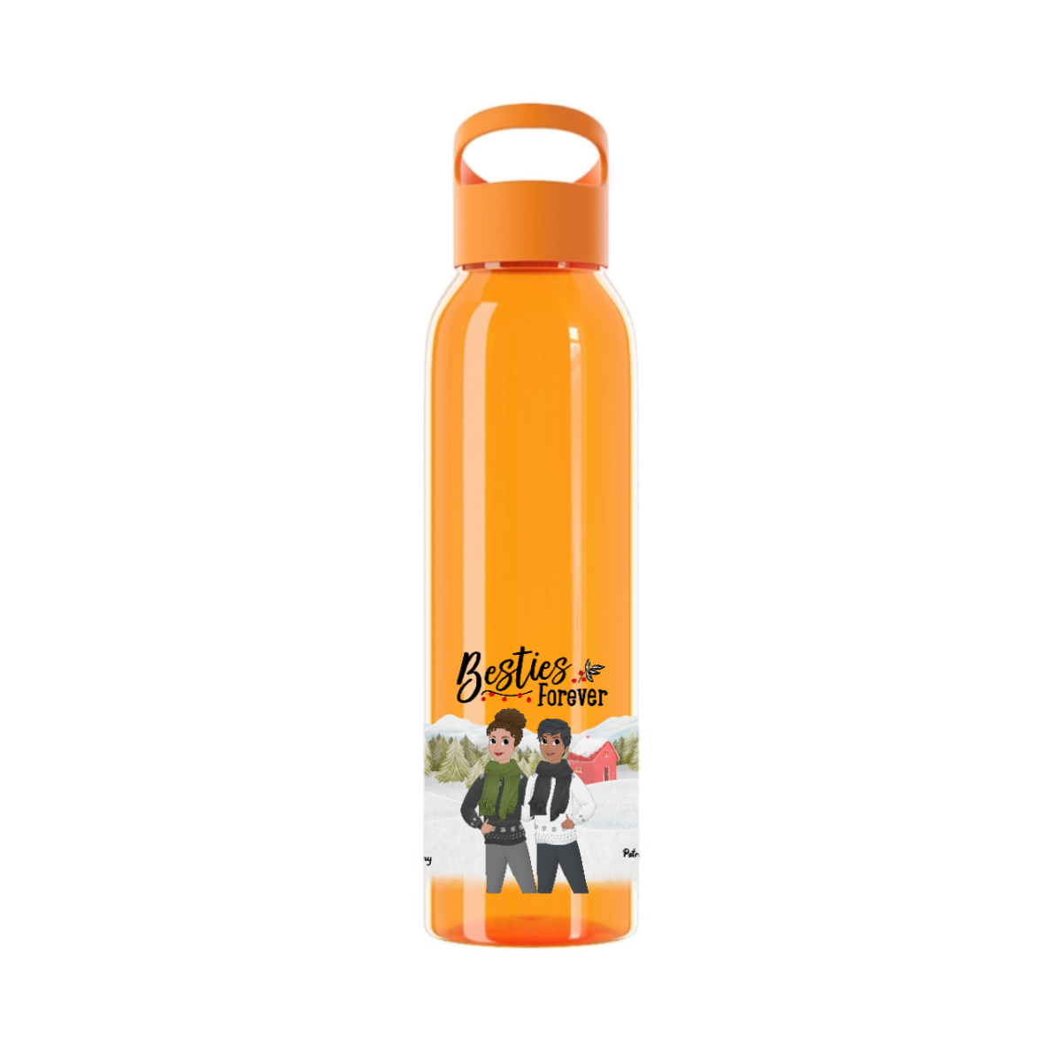 Besties Forever Weihnacht Wasserflasche 650 ml