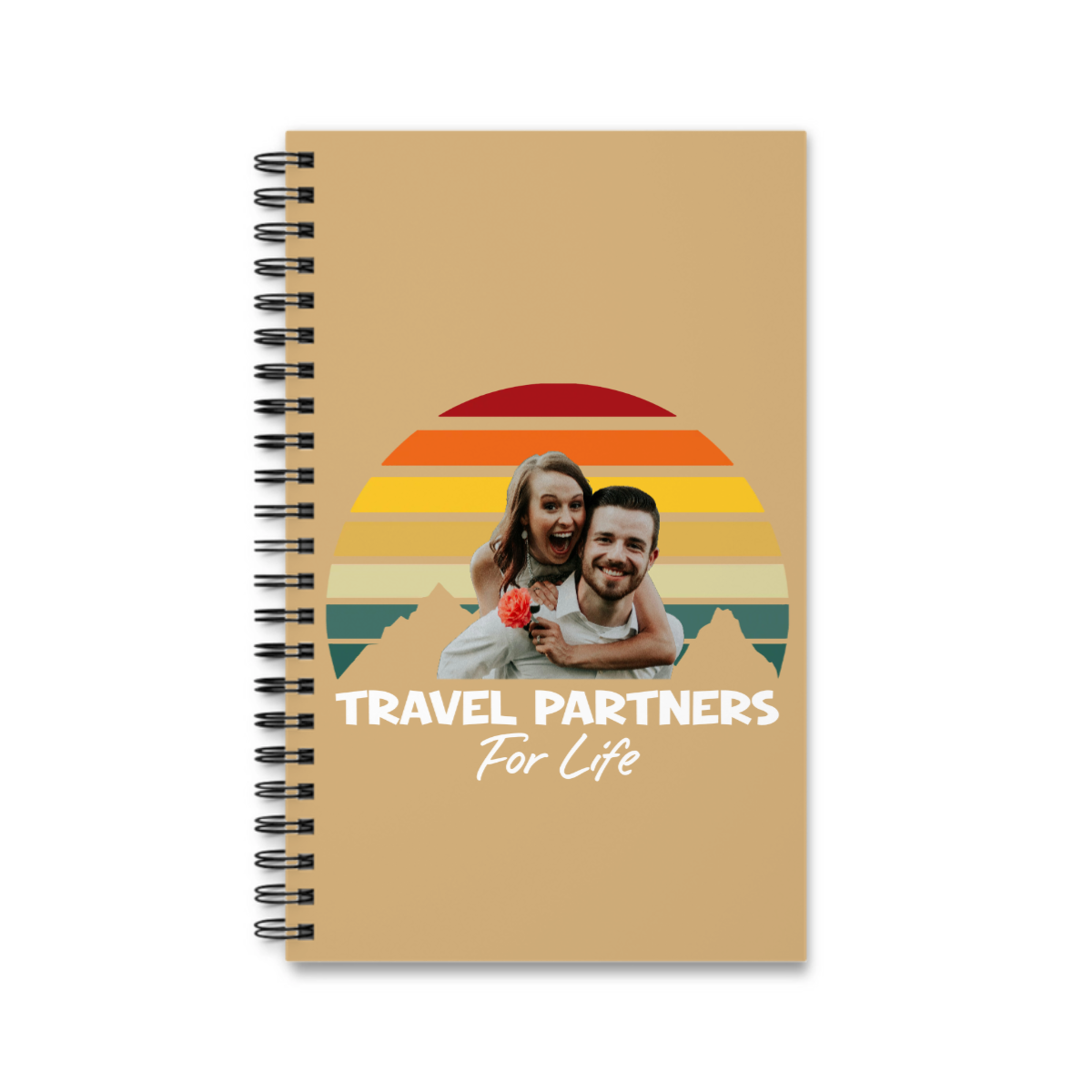 Reisepartner fürs Leben Spiralnotizbuch