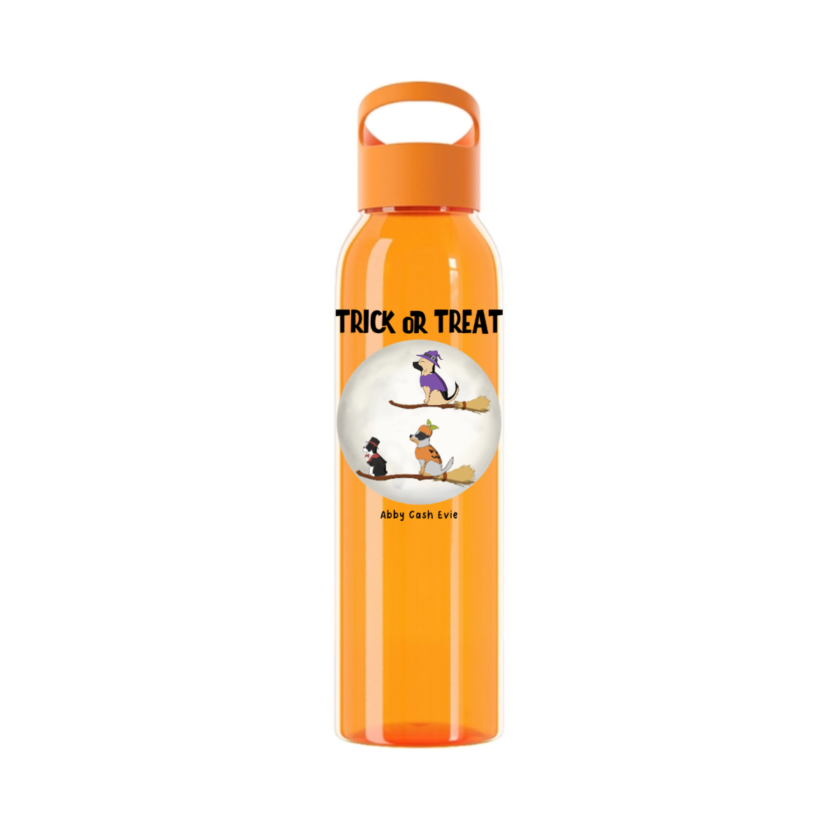 Süßes oder Saures Hunde Halloween Wasserflasche 650 ml