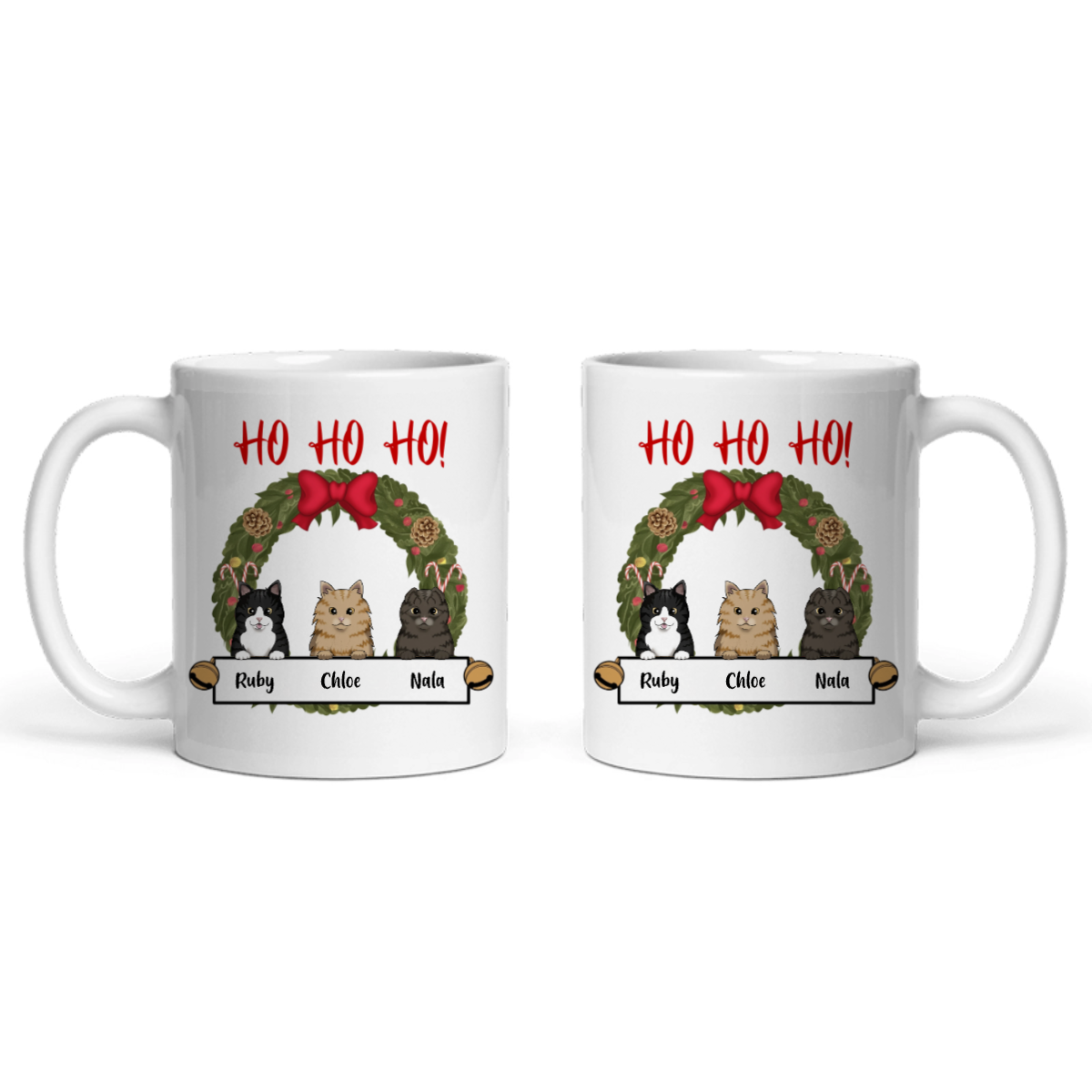Katzen Weihnacht Keramiktasse