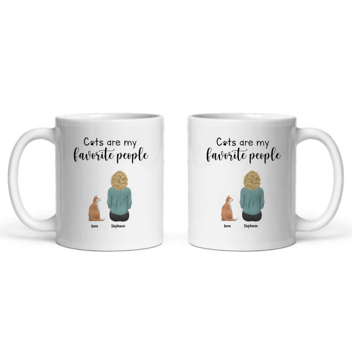 Katzen sind meine Lieblingsmenschen Keramiktasse