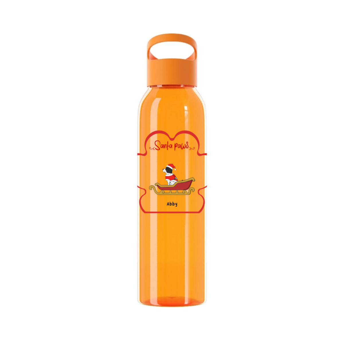 Weihnachtspfoten Wasserflasche 650 ml