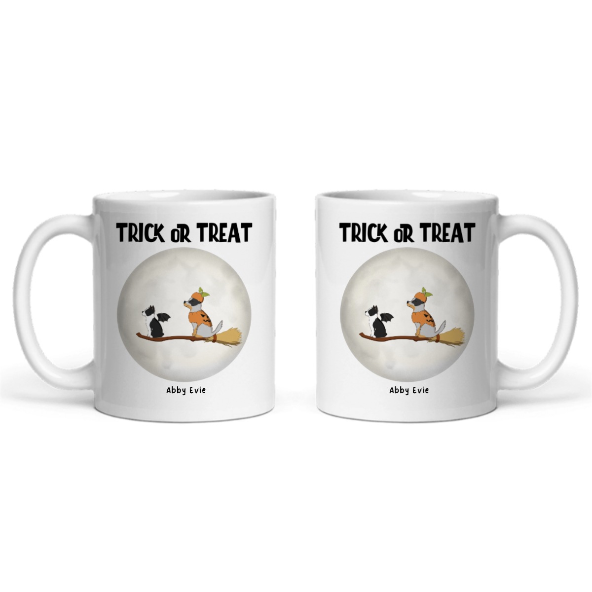 Süßes oder Saures Hunde Halloween Keramiktasse