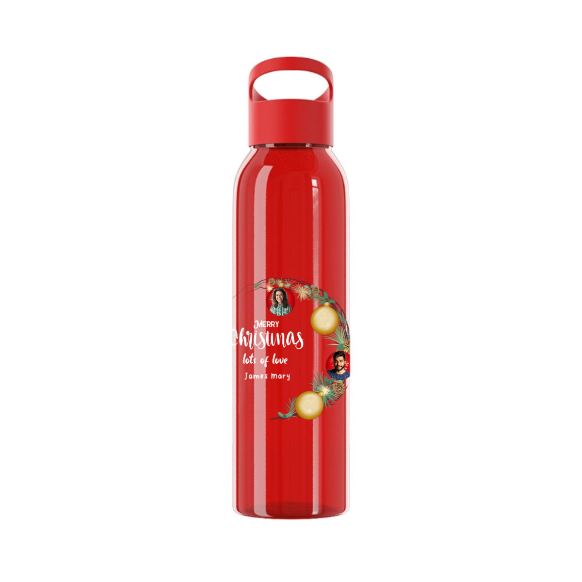 Frohe Weihnachten Wasserflasche 650ml