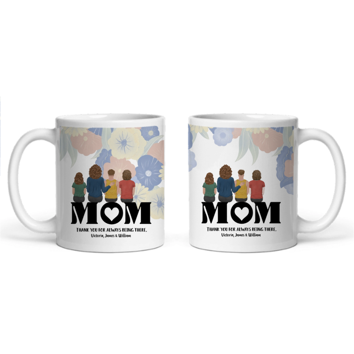 Mama, danke dass du da bist Keramiktasse
