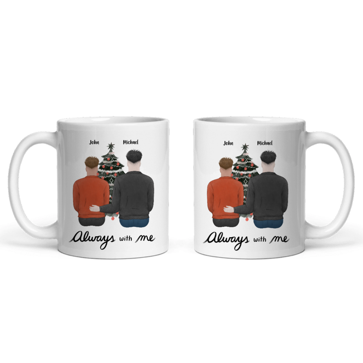 Immer bei mir Weihnacht Keramiktasse