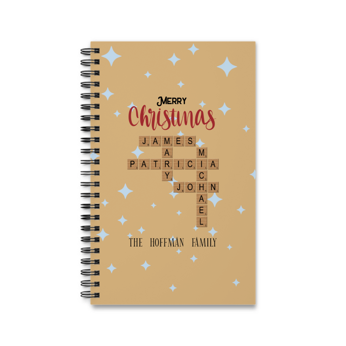 Frohe Weihnachten Spiralnotizbuch