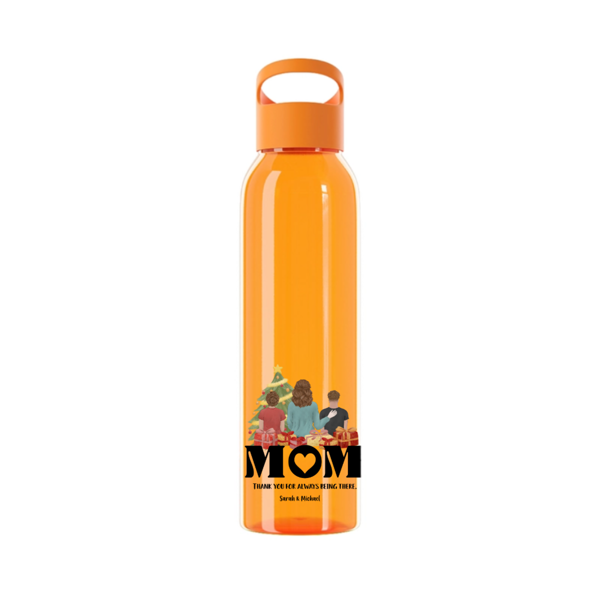 Mama, danke dass du immer da bist Weihnacht Wasserflasche 650 ml