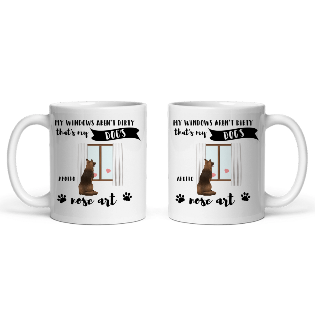 Das ist die Nasenkunst meines Hundes Keramiktasse