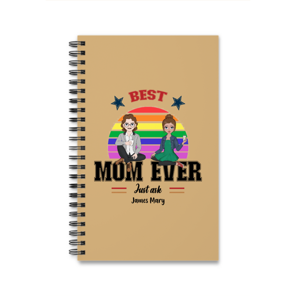Beste Mama aller Zeiten Spiralnotizbuch
