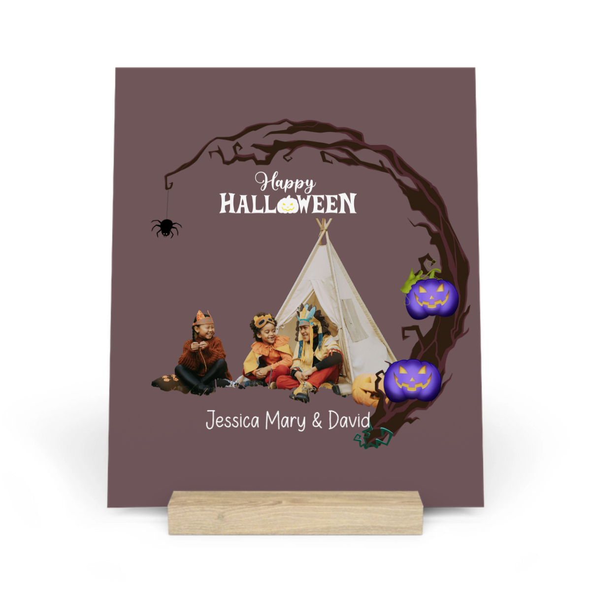 Fröhliches Halloween Galerietafel mit Ständer