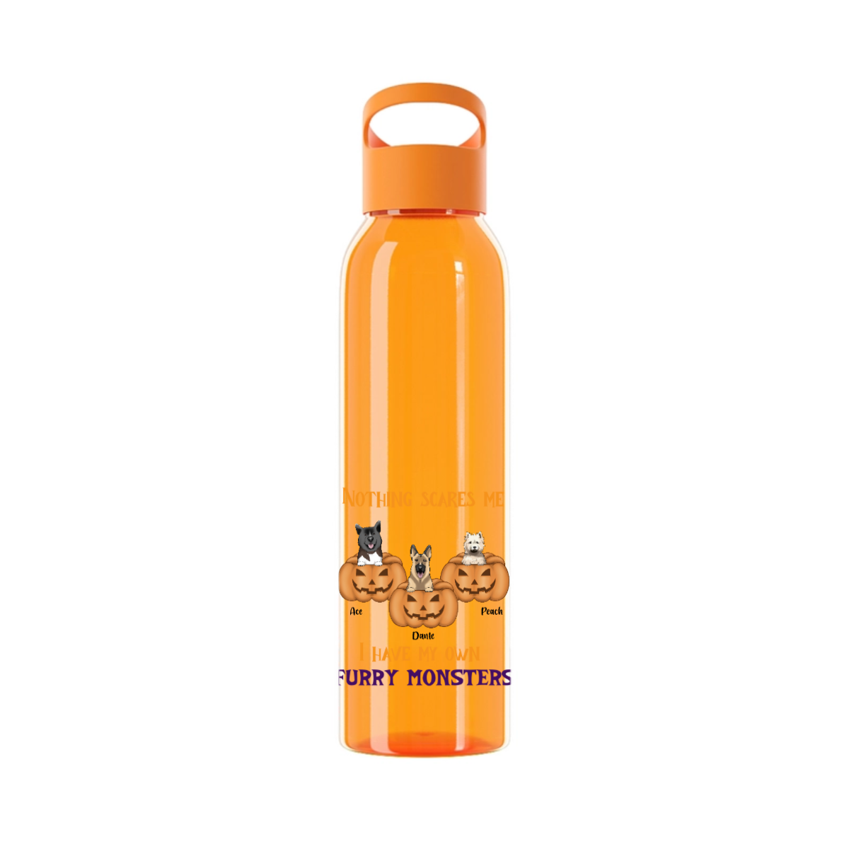 Nichts macht mir Angst Halloween Wasserflasche 650 ml