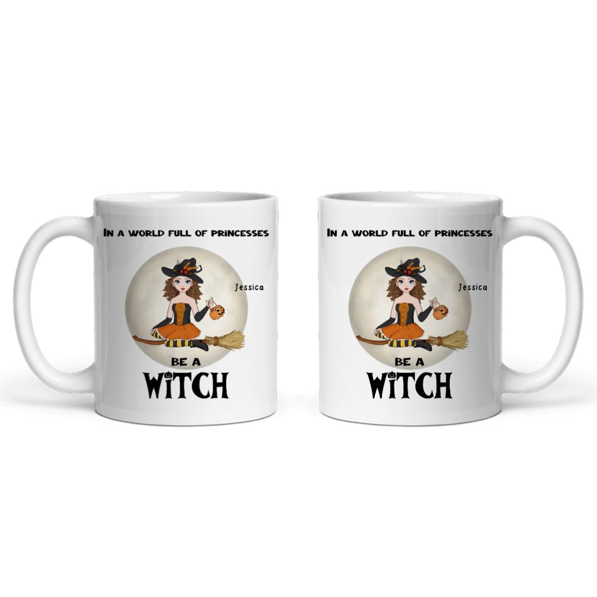 Sei eine Hexe Halloween Keramiktasse