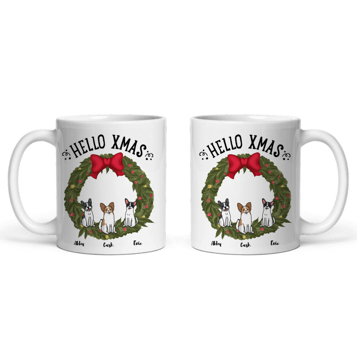 Hallo Xmas Weihnacht Keramiktasse