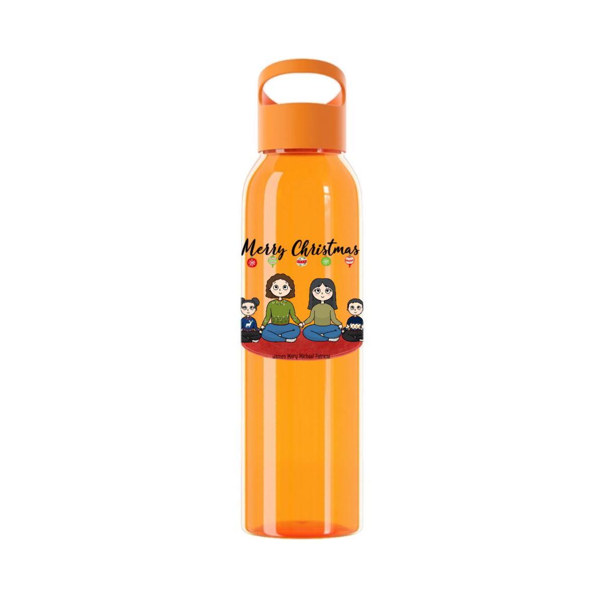 Frohe Weihnachten Wasserflasche 650ml