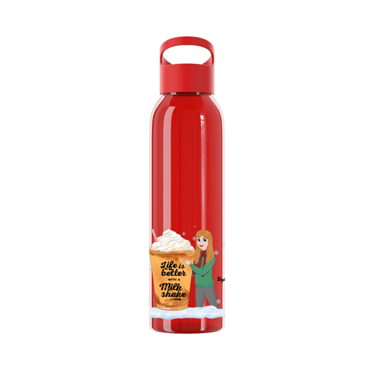 Weihnachtsleben ist besser mit einem Getränk Wasserflasche 650 ml