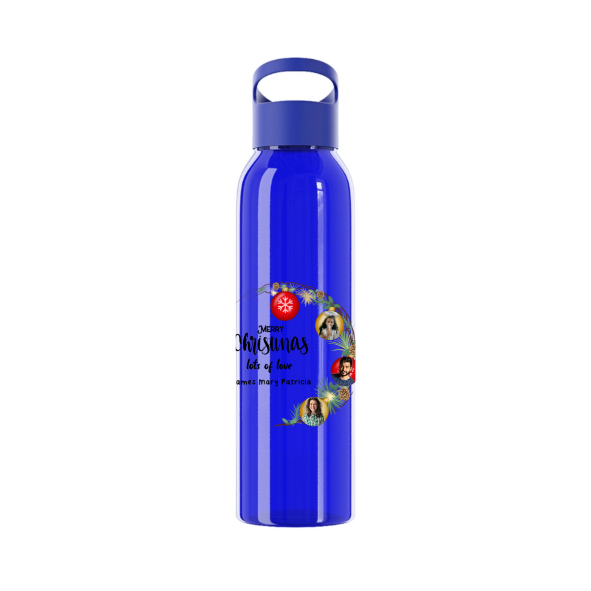 Frohe Weihnachten Wasserflasche 650ml