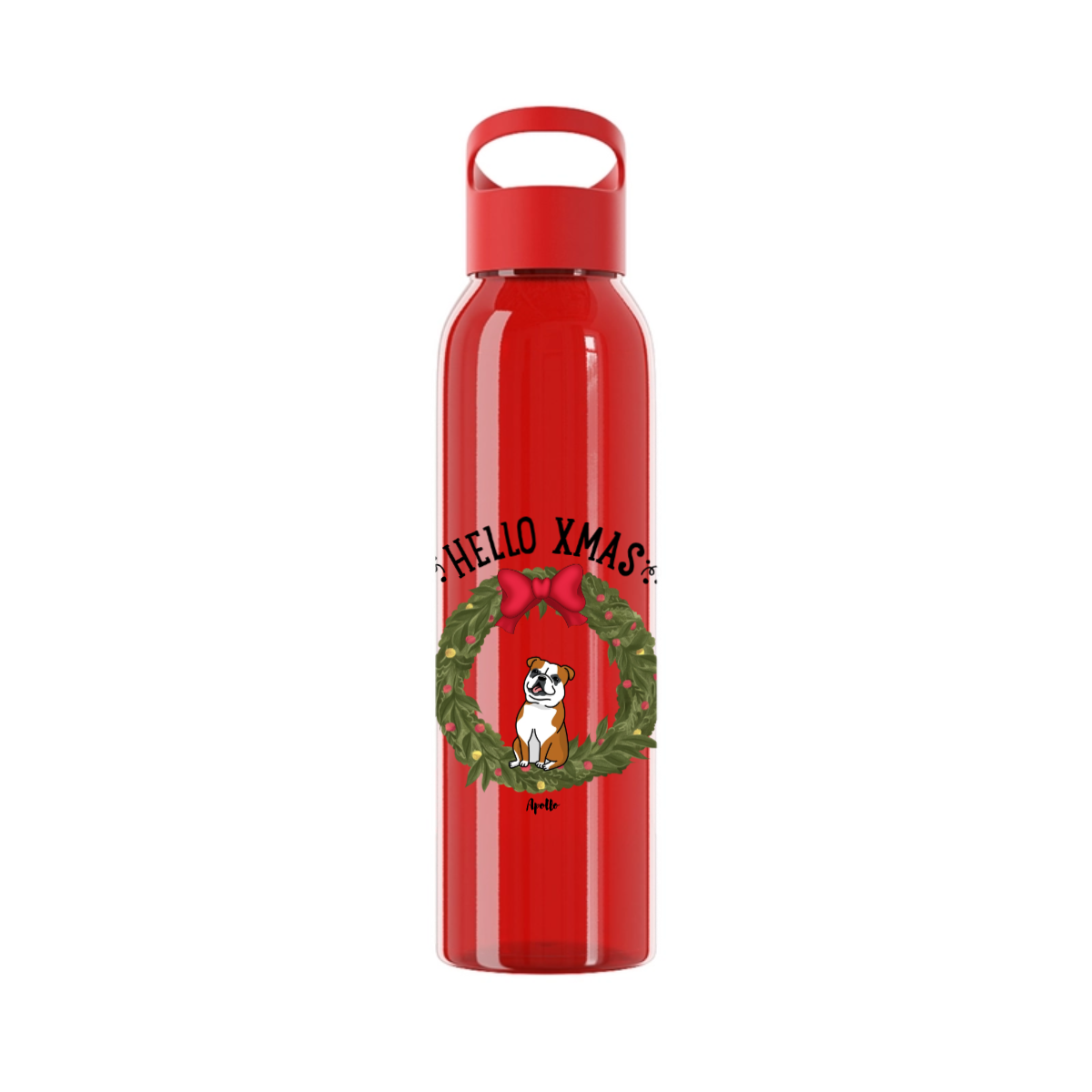 Hallo Xmas Weihnacht Wasserflasche 650 ml