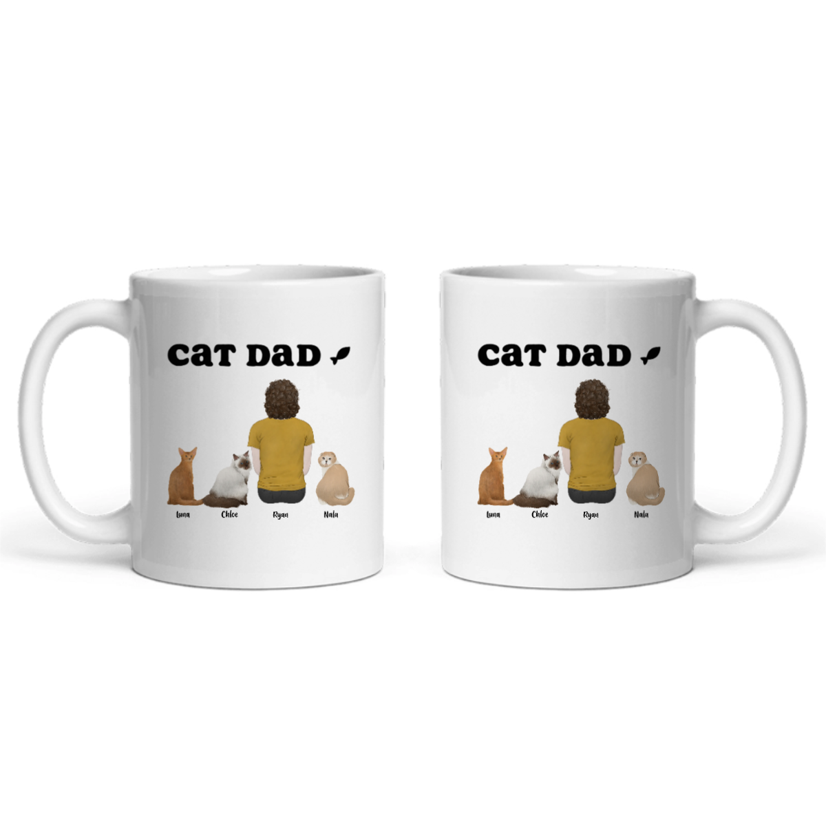 Katzenpapa Keramiktasse